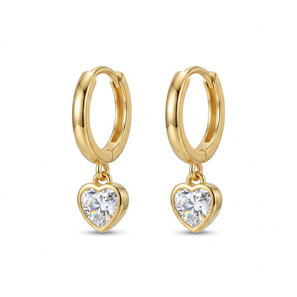 Argola Heart Dourado