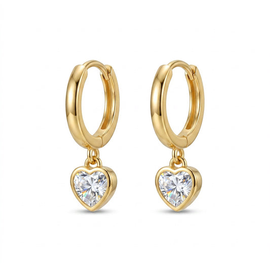 Argola Heart Dourado