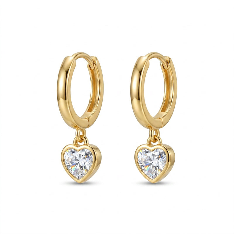 Argola Heart Dourado