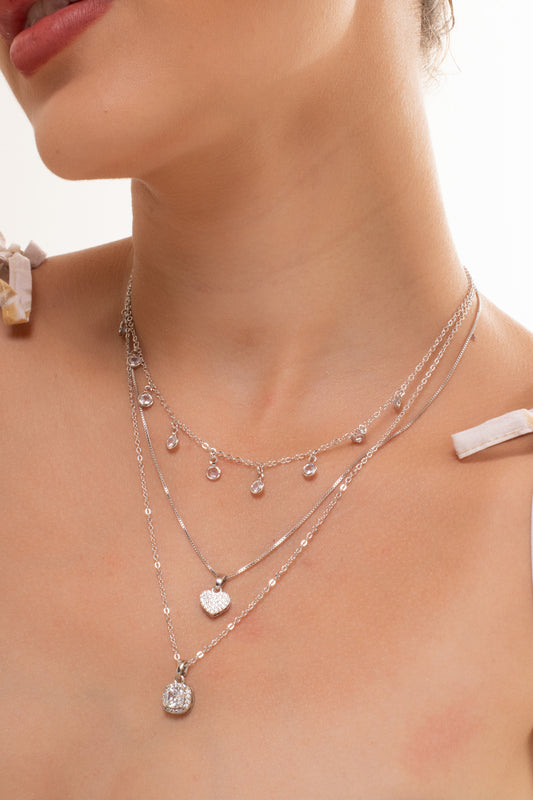 CHOKER CRISTAL RÓDIO BRANCO